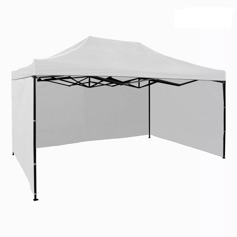 GENERICO - Toldo Plegable Lona Con Paredes  Impermeable 2x3mts  BLANCO