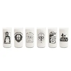 GREEN GLASS - The Mandalorian 1 - Juego de 6 Vasos