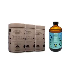 SAINT MARIE DE LOS ANDES - 3 COLAGENO HIDROLIZADO KOSHER + 1 COLAGENO HIDROLIZADO MARINO LIQUIDO