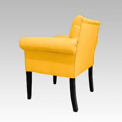 Imagen 2 del producto Poltrona Estilo Capitoné Modelo Bologna - Amarillo