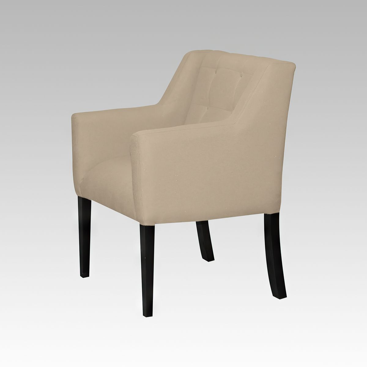 GENERICO - Poltrona Estilo Botón Burdeos - Beige