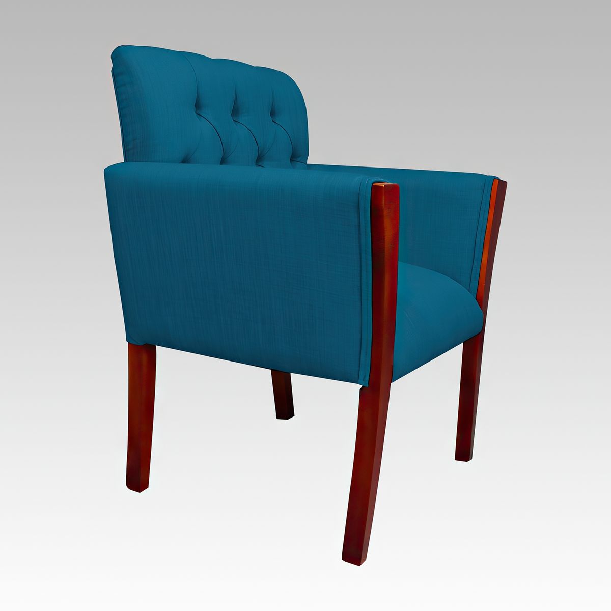 GENERICO - Poltrona Estilo Capitoné Modelo Nápoles - Azul