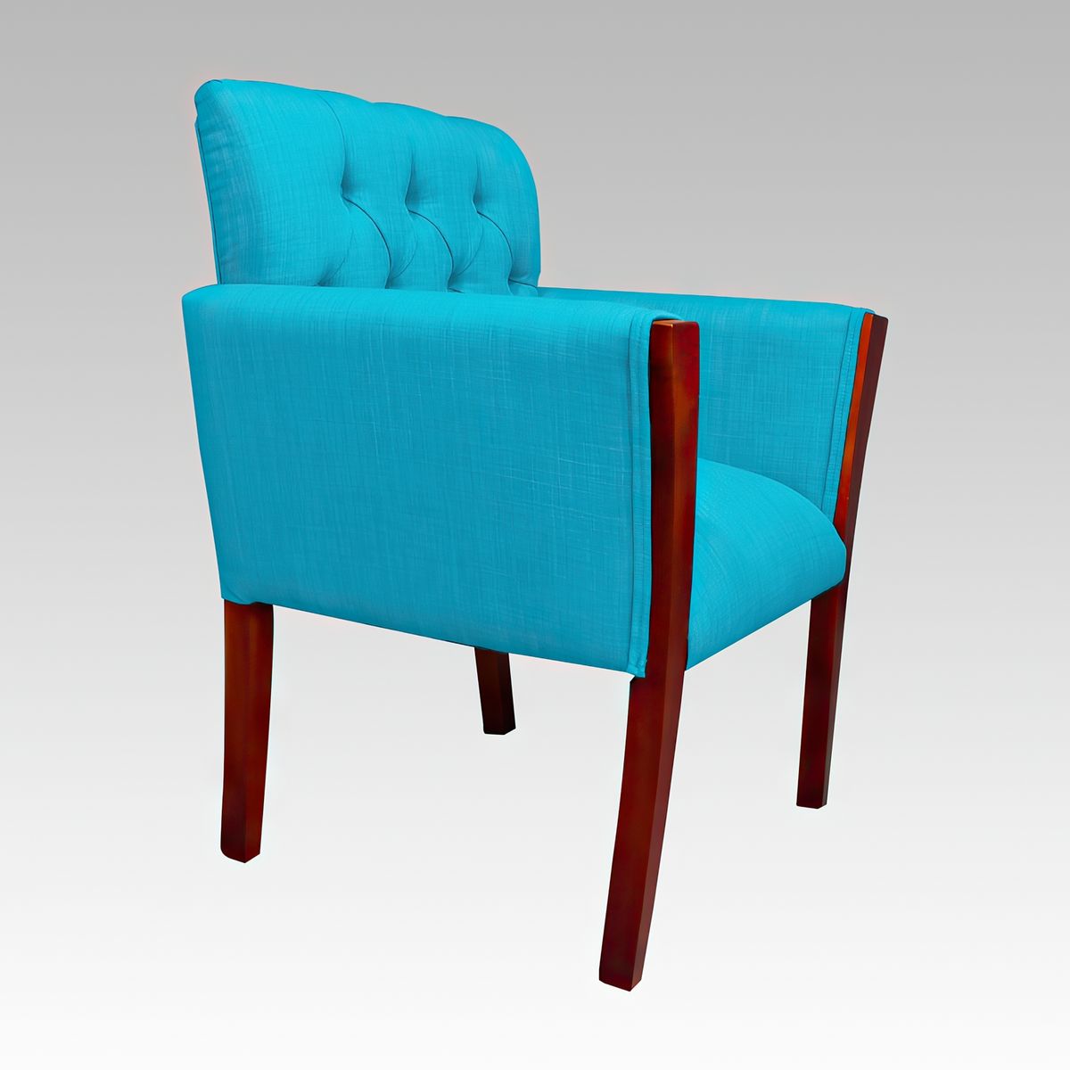 GENERICO - Poltrona Estilo Capitoné Modelo Nápoles - Turquesa