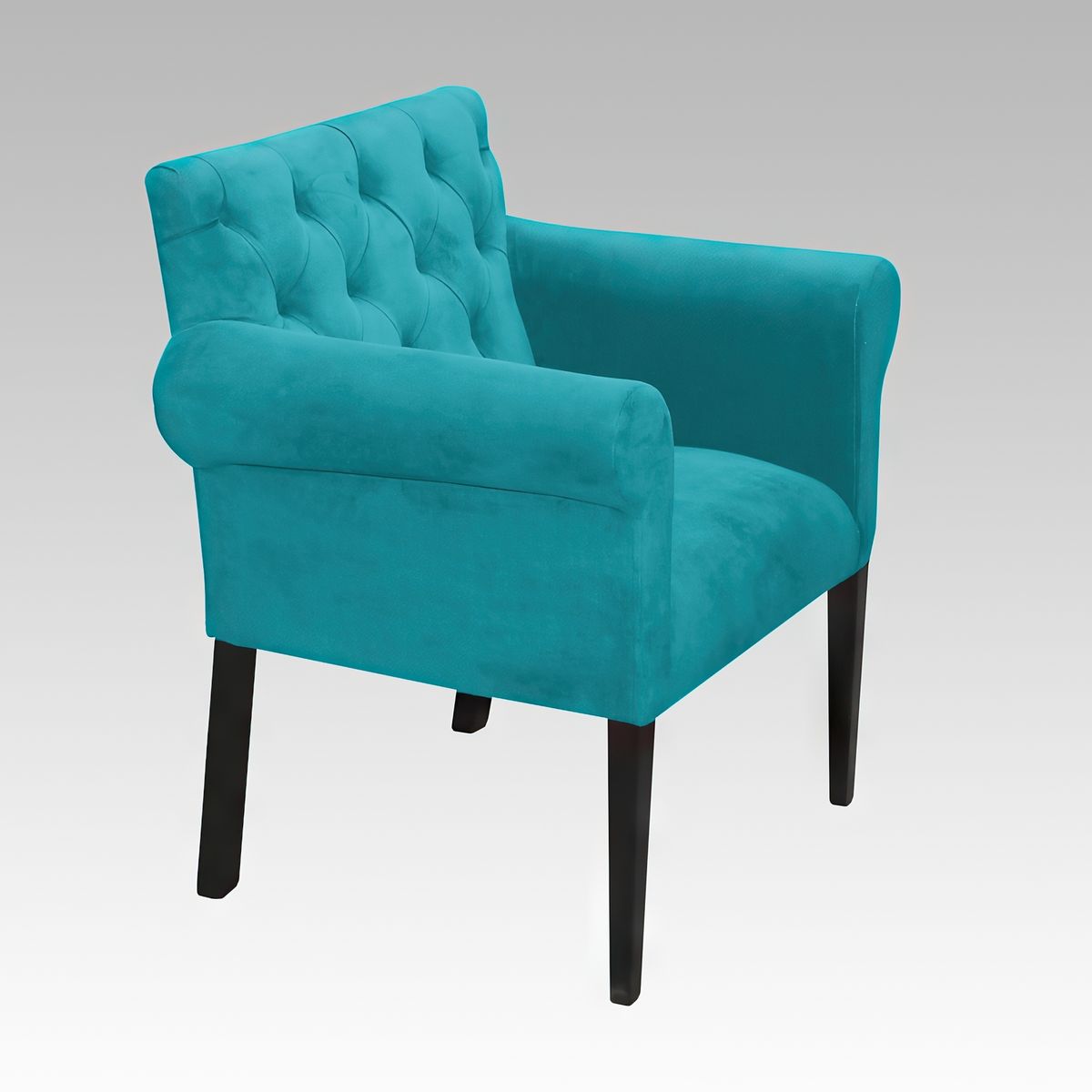 GENERICO - Poltrona Estilo Capitone Modelo Florencia - Turquesa