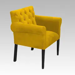 GENERICO - Poltrona Estilo Capitone Modelo Florencia - Amarillo