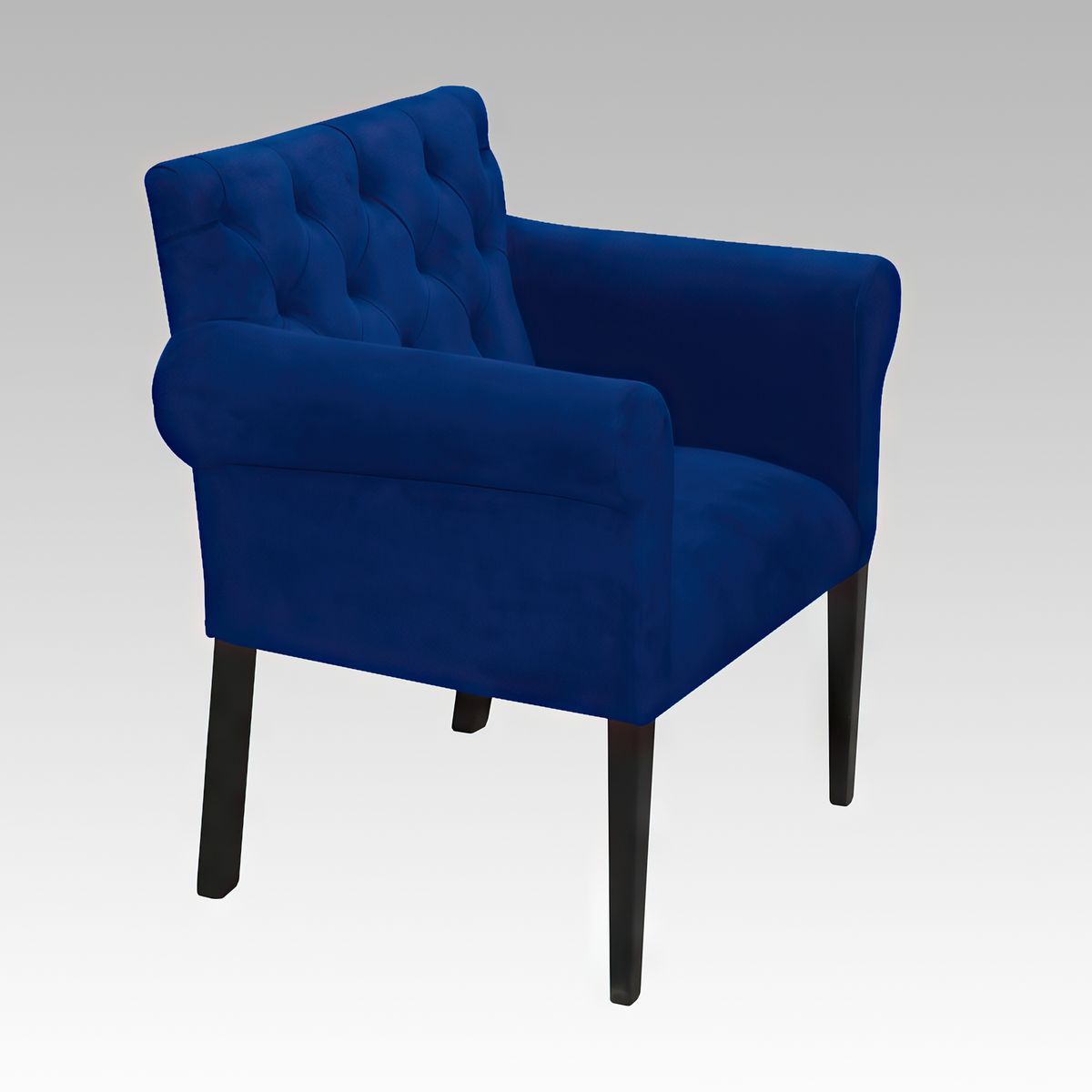 GENERICO - Poltrona Estilo Capitone Modelo Florencia - Azul