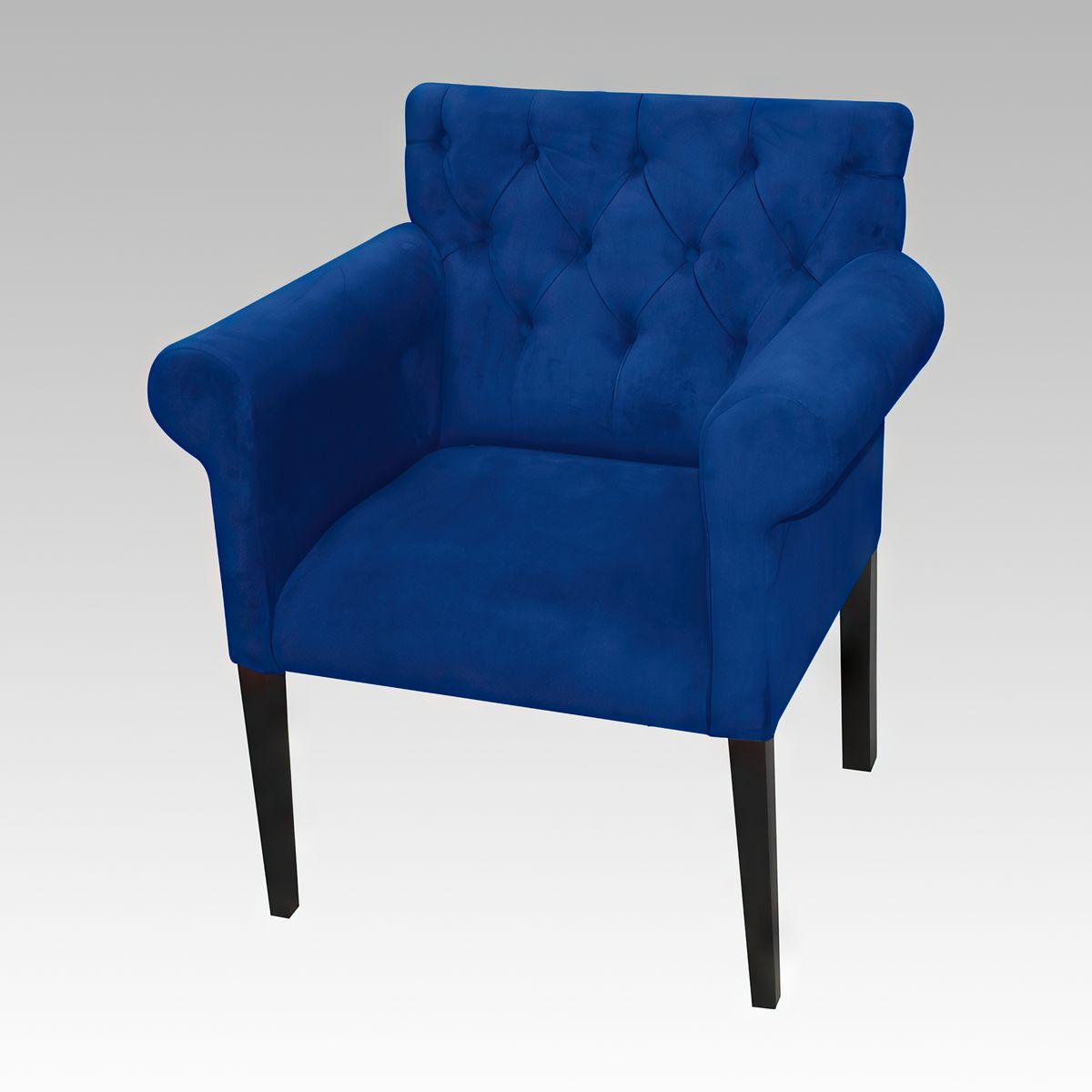 GENERICO - Poltrona Estilo Capitone Modelo Florencia - Azul