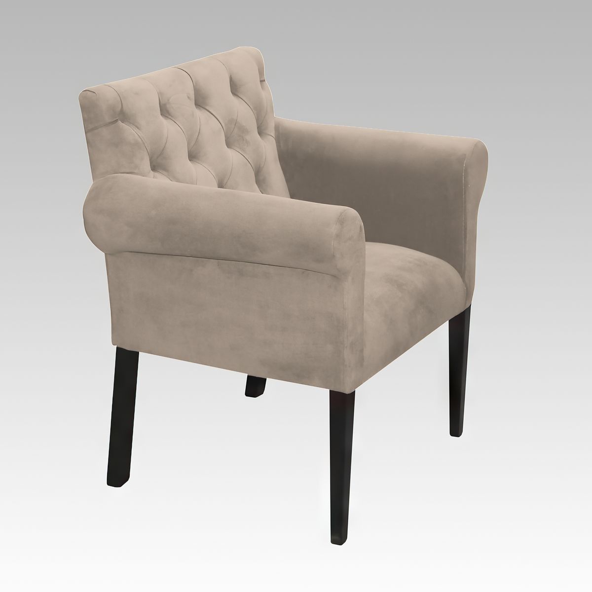 GENERICO - Poltrona Estilo Capitone Modelo Florencia - Beige