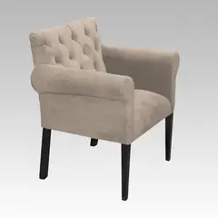 GENERICO - Poltrona Estilo Capitone Modelo Florencia - Beige