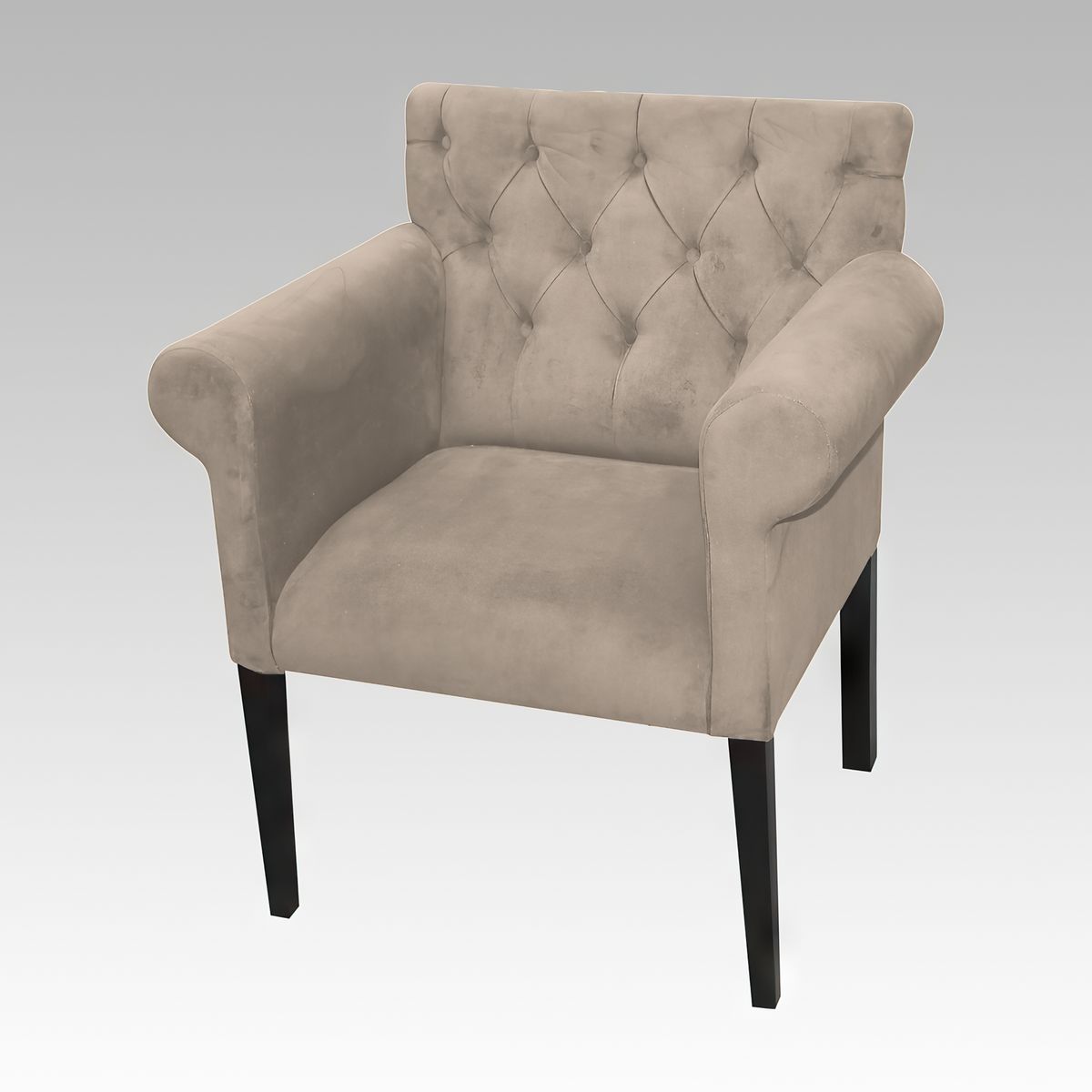 GENERICO - Poltrona Estilo Capitone Modelo Florencia - Beige
