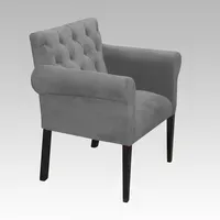 Poltrona Estilo Capitone Modelo Florencia - Gris