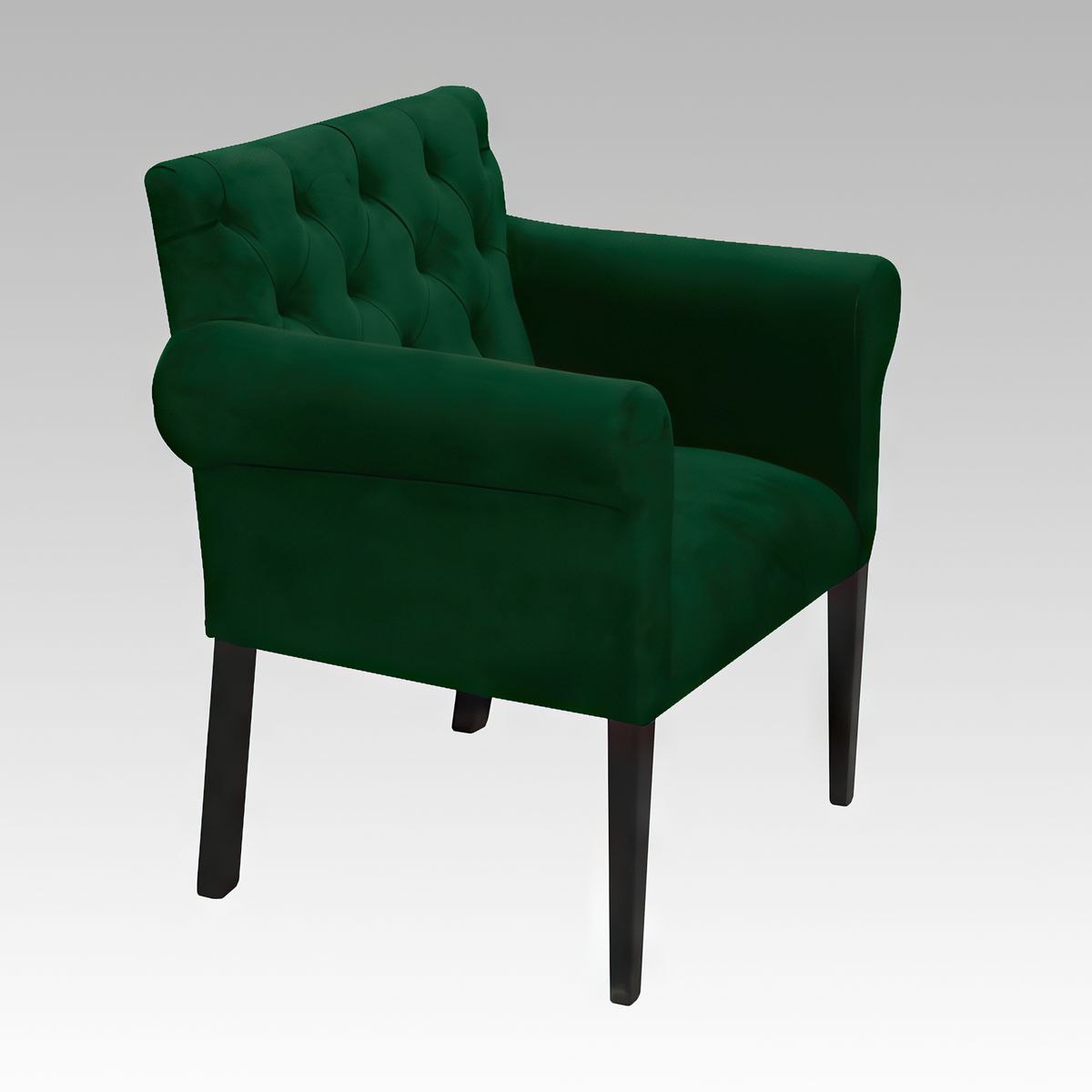 GENERICO - Poltrona Estilo Capitone Modelo Florencia - Verde