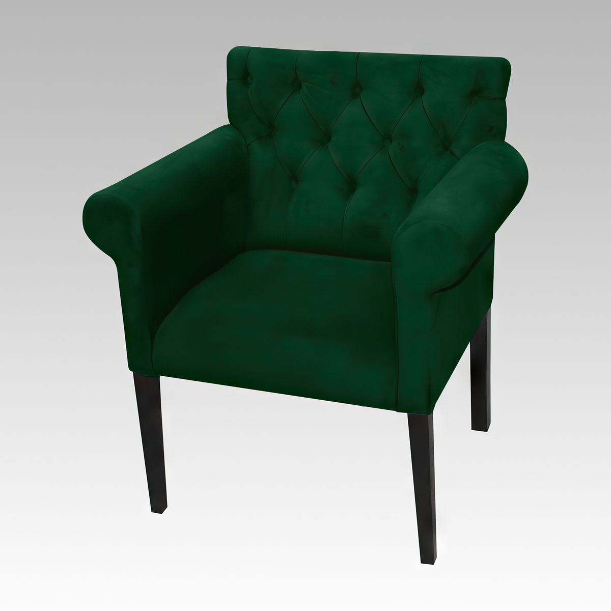 GENERICO - Poltrona Estilo Capitone Modelo Florencia - Verde