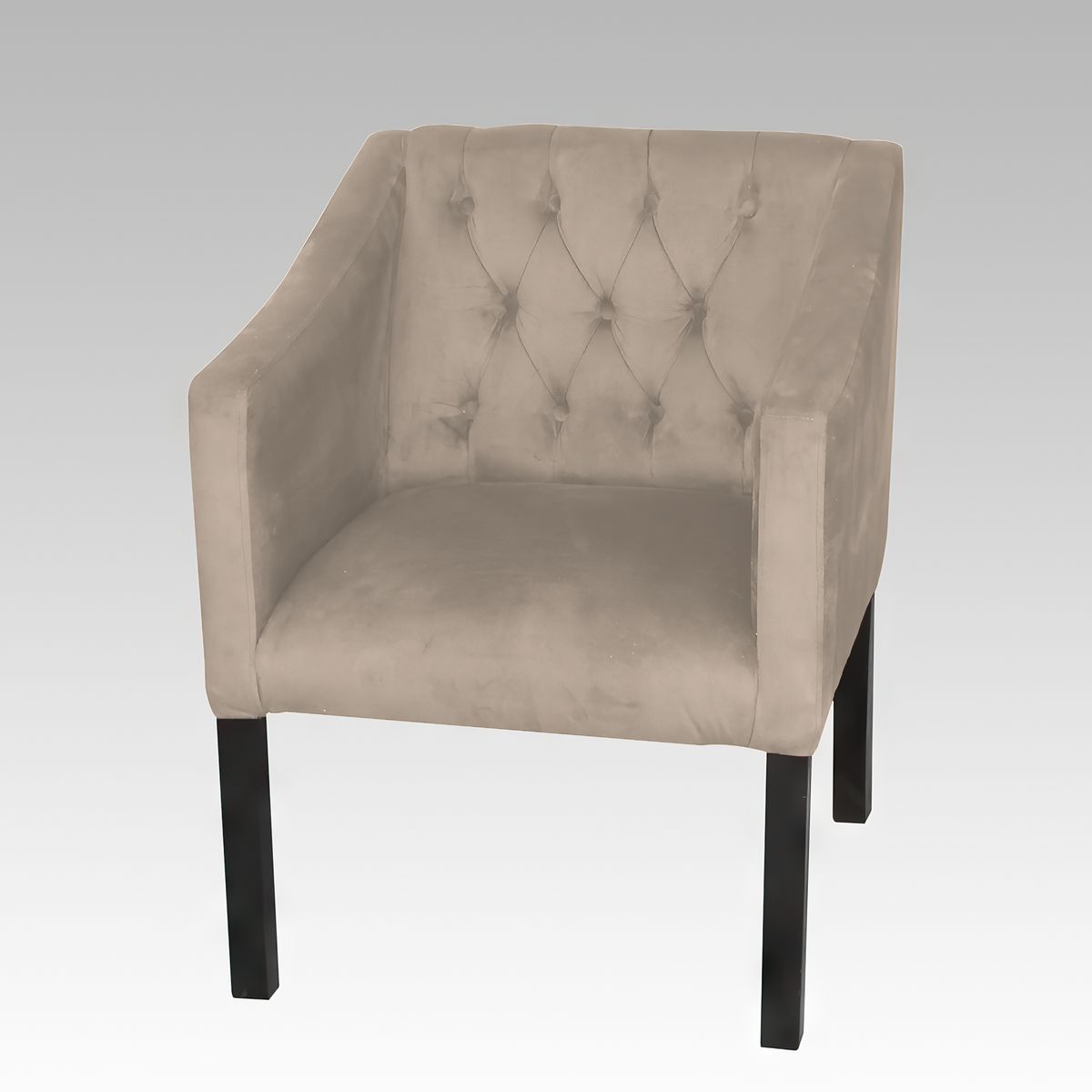 GENERICO - Poltrona Estilo Capitoné Kioto - Beige