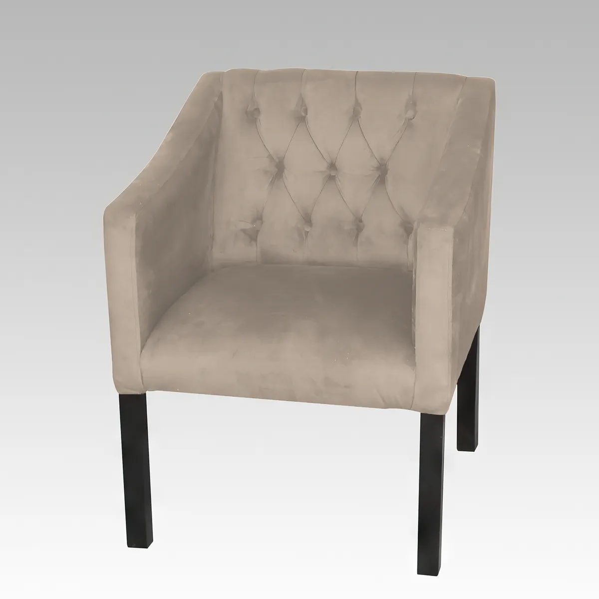 GENERICO - Poltrona Estilo Capitoné Kioto - Beige