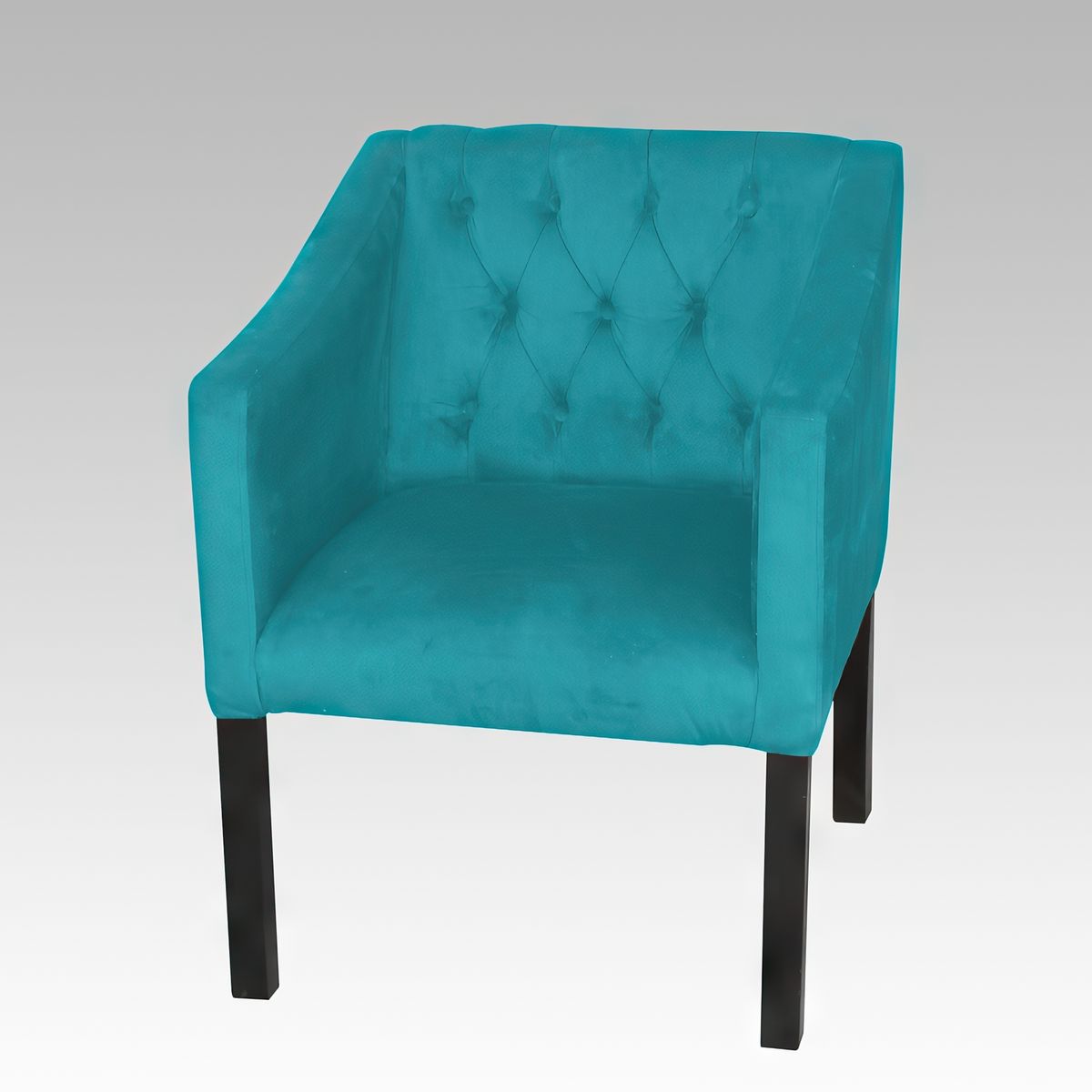 GENERICO - Poltrona Estilo Capitoné Kioto - Turquesa