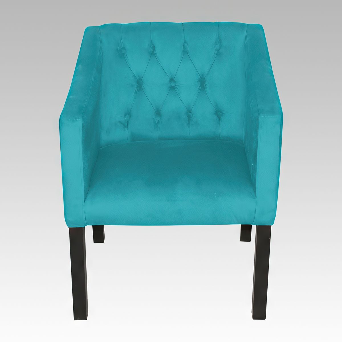 GENERICO - Poltrona Estilo Capitoné Kioto - Turquesa