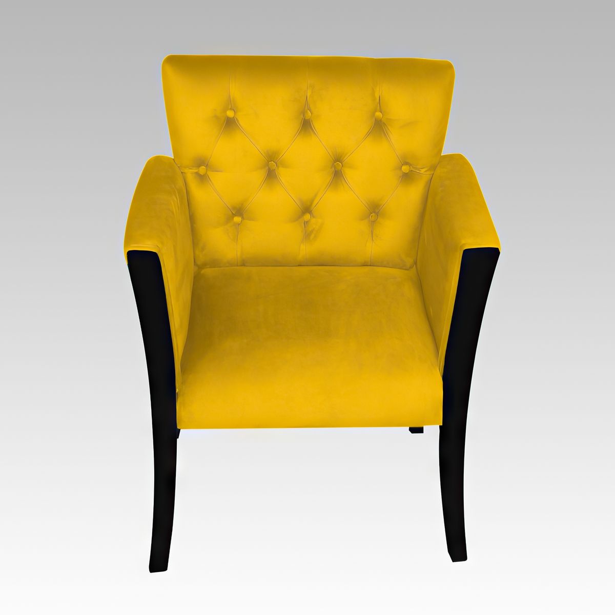 GENERICO - Poltrona Estilo Capitoné Empoli - Amarillo