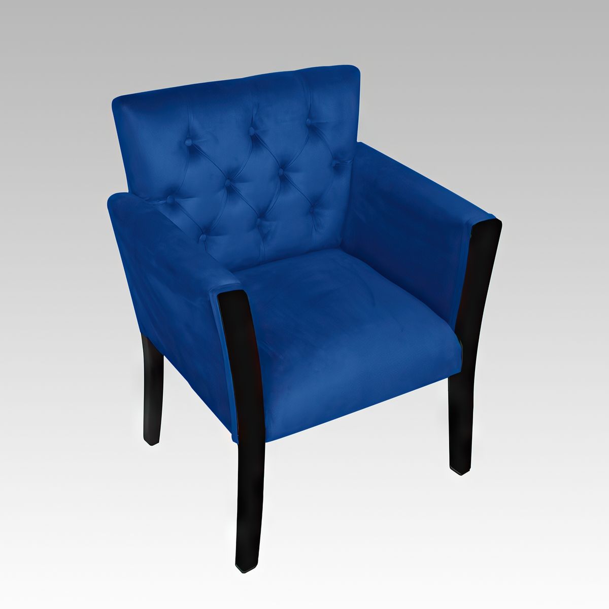 GENERICO - Poltrona Estilo Capitoné Empoli - Azul