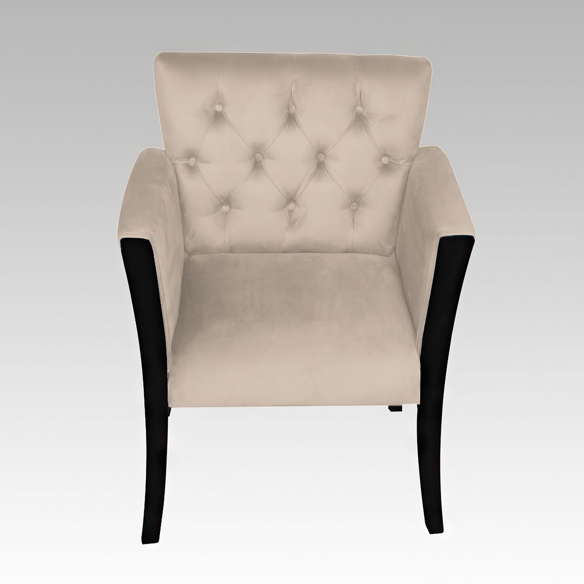 GENERICO - Poltrona Estilo Capitoné Empoli - Beige