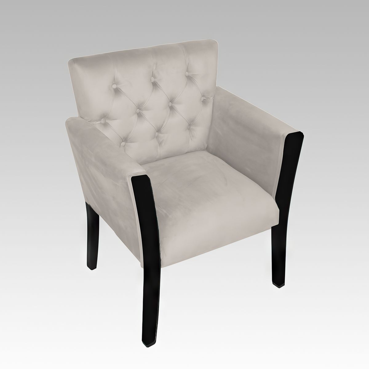 GENERICO - Poltrona Estilo Capitoné Empoli - Beige