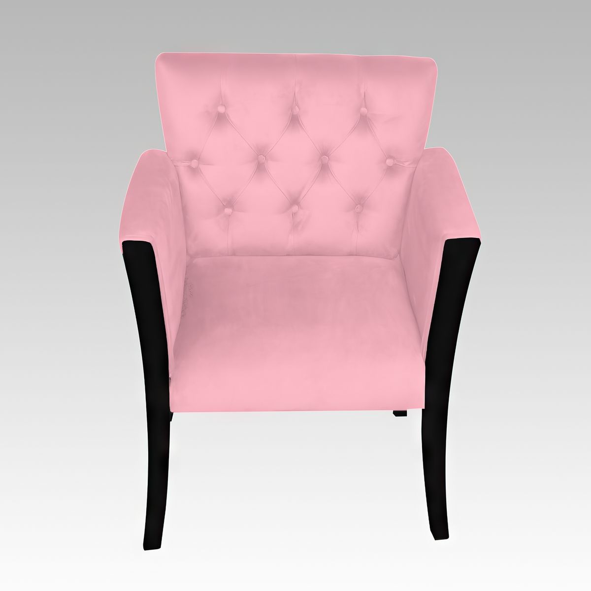 GENERICO - Poltrona Estilo Capitoné Empoli - Rosa