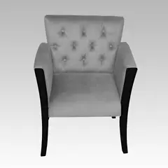 GENERICO - Poltrona Estilo Capitoné Empoli - Gris