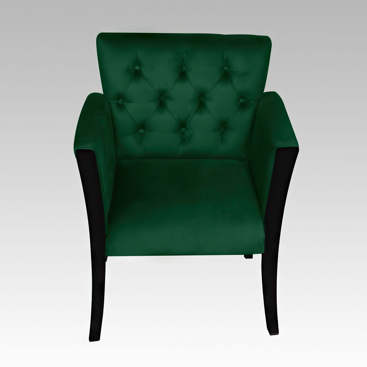 GENERICO - Poltrona Estilo Capitoné Empoli - Verde