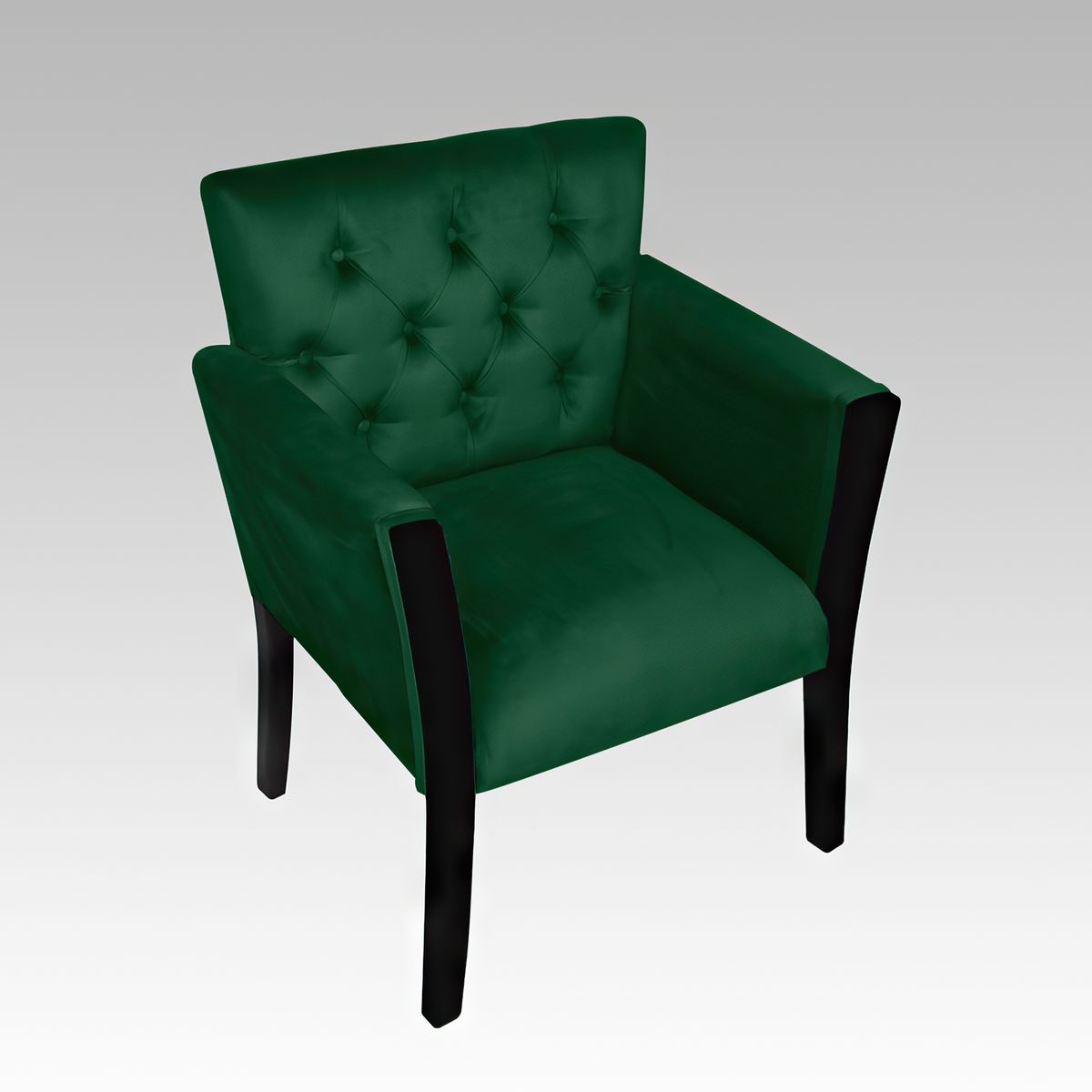 GENERICO - Poltrona Estilo Capitoné Empoli - Verde