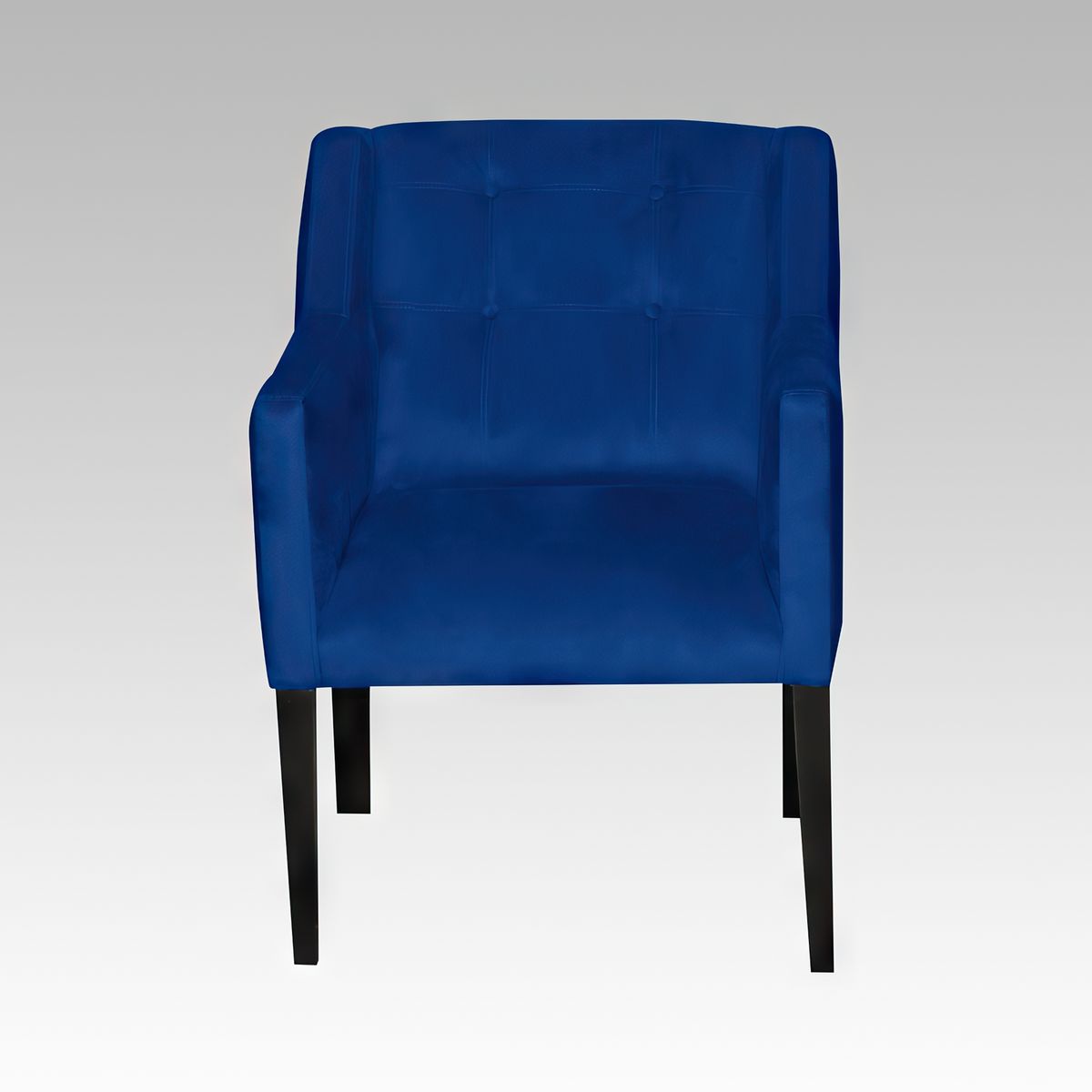 GENERICO - Poltrona Estilo Botón Reims - Azul