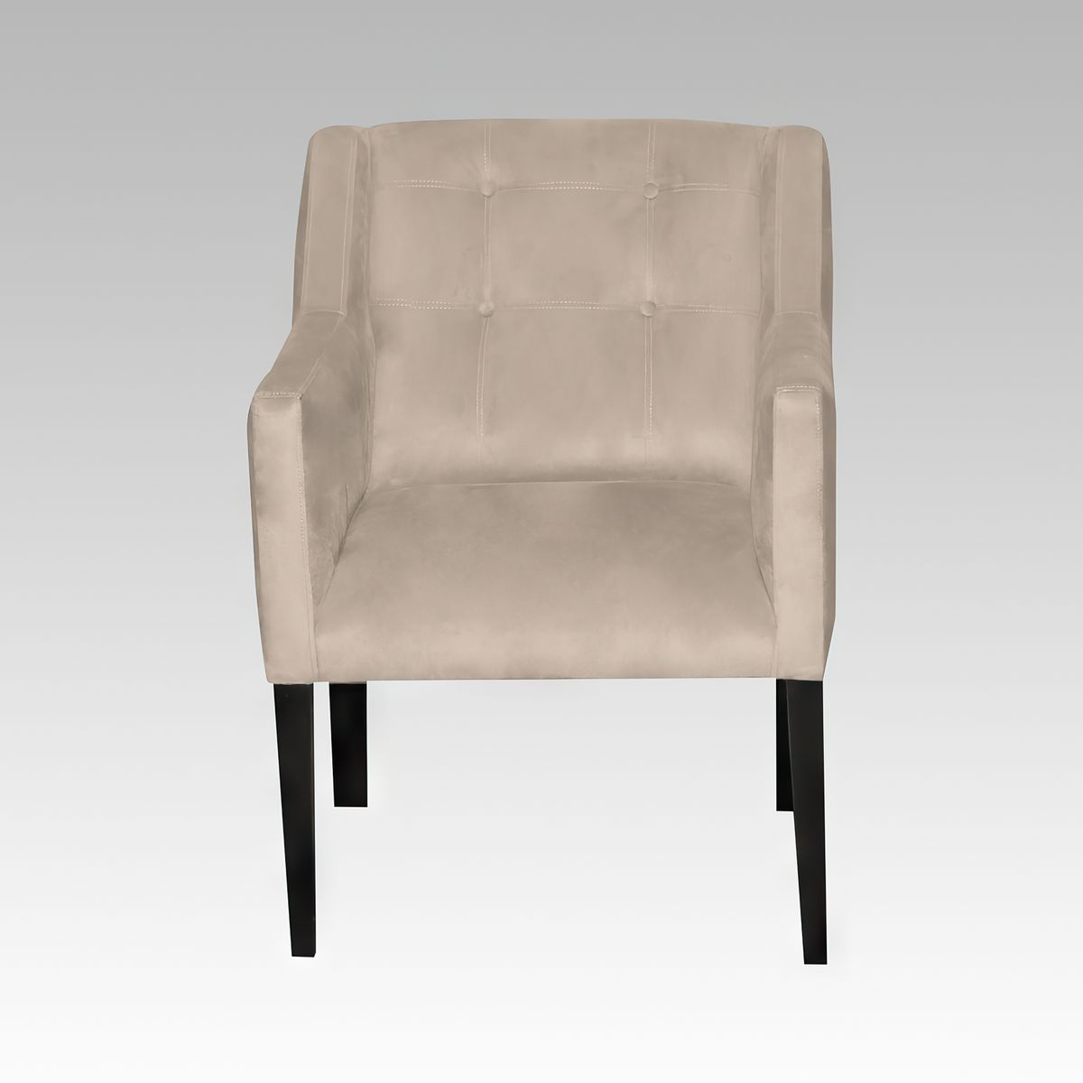 GENERICO - Poltrona Estilo Botón Reims - Beige