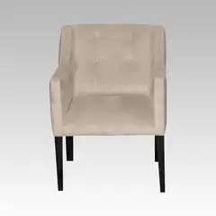GENERICO - Poltrona Estilo Botón Reims - Beige