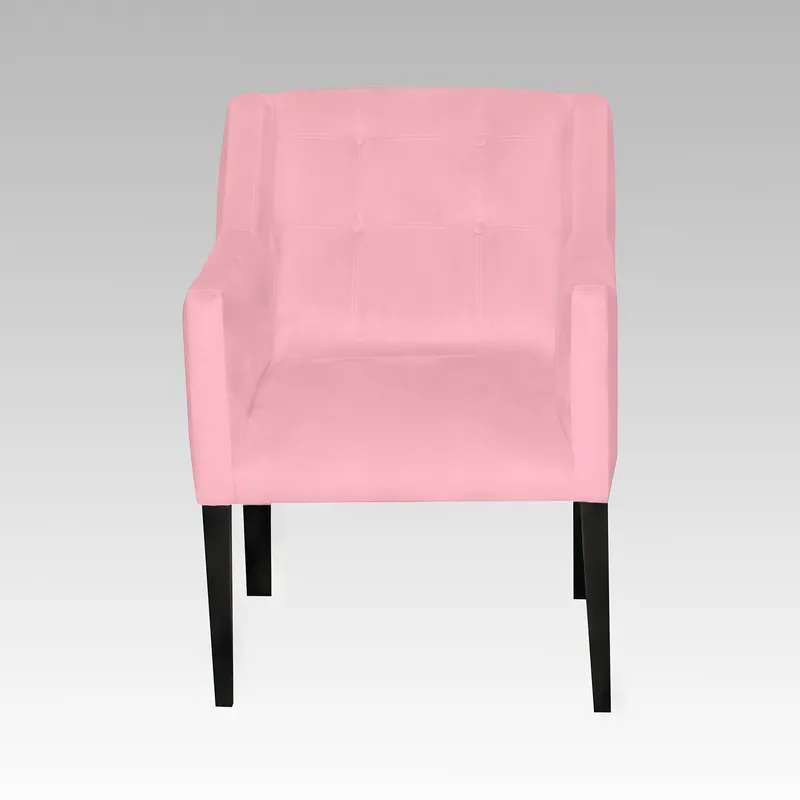 GENERICO - Poltrona Estilo Botón Reims - Rosa