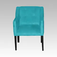 GENERICO - Poltrona Estilo Botón Reims - Turquesa