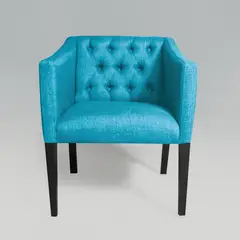 GENERICO - Poltrona Estilo Capitoné Tokio - Turquesa