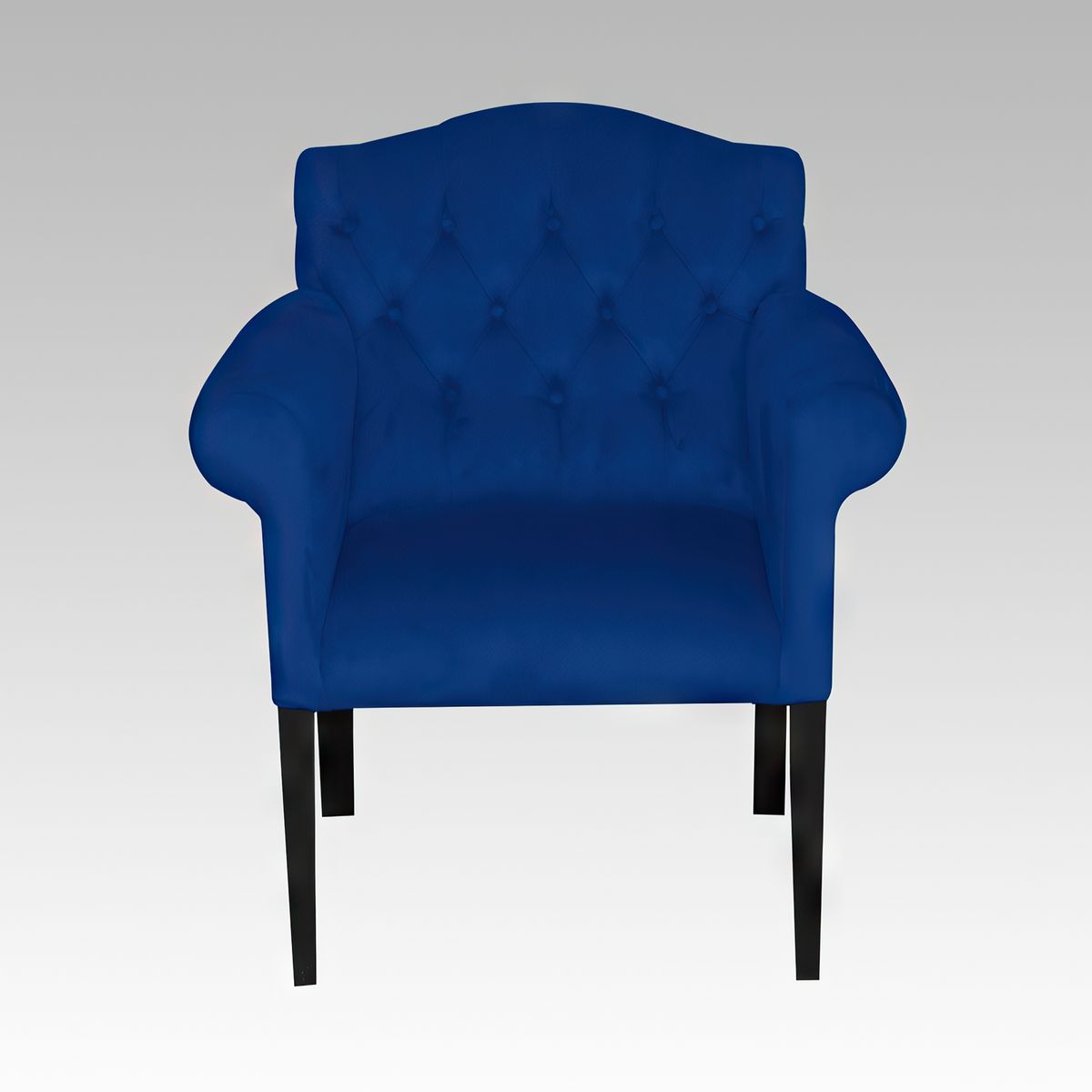 GENERICO - Poltrona Estilo Capitone Modelo Paris - Azul