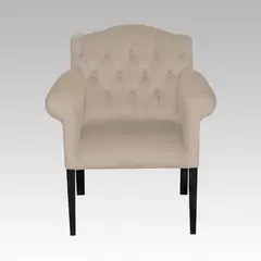 GENERICO - Poltrona Estilo Capitone Modelo Paris - Beige