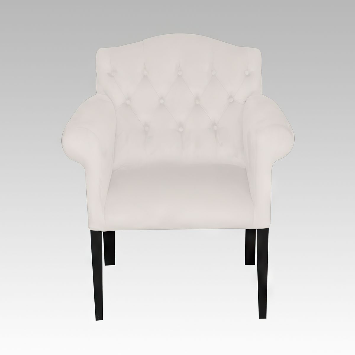 GENERICO - Poltrona Estilo Capitone Modelo Paris - Blanco