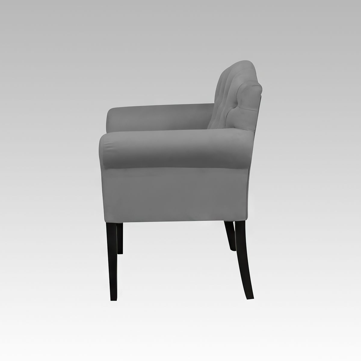 GENERICO - Poltrona Estilo Capitone Modelo Paris - Gris