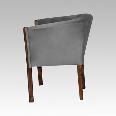 Imagen 2 del producto Poltrona Estilo Herradura Moscú - Gris