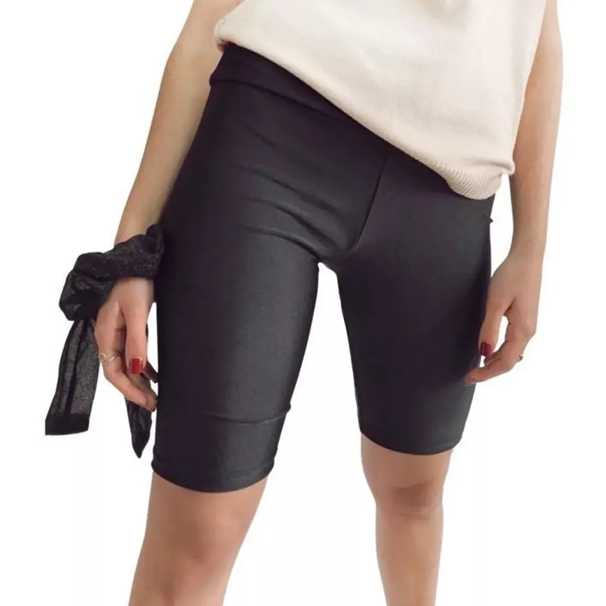 GARSIL - Calzas Cortas Biker Lycra - Short Deportivo Corto Mujer Sin Costuras