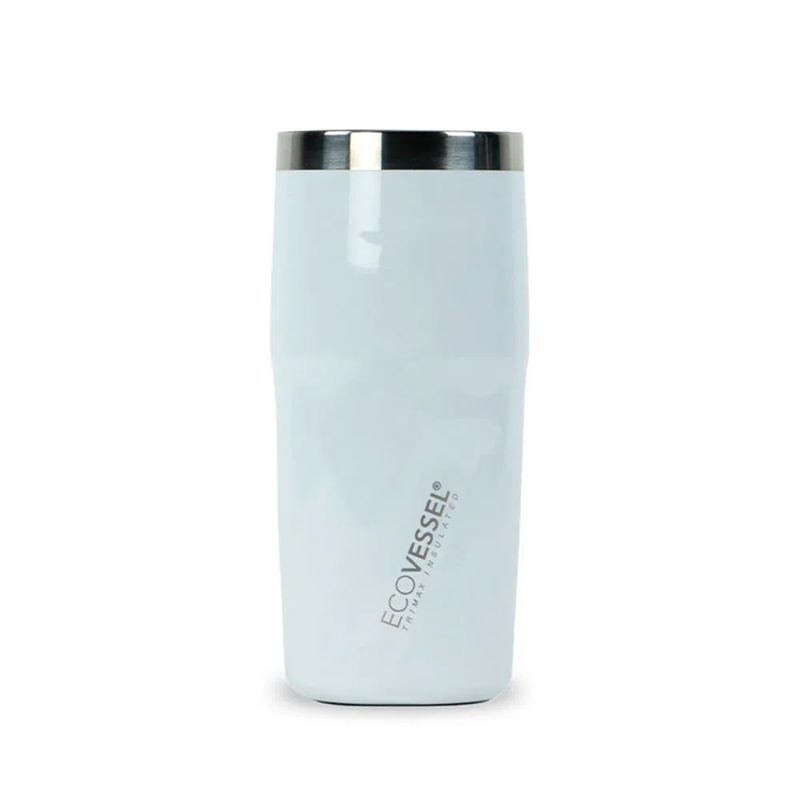 ECOVESSEL - Vaso térmico inox Ecovessel 473 ml The Metro Blanco.