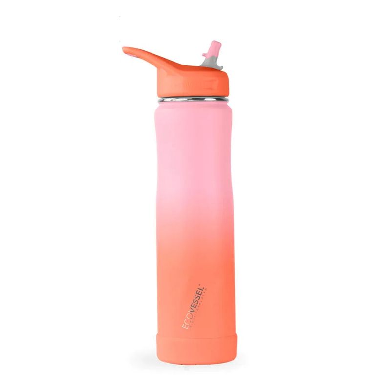 ECOVESSEL - Botella inox The Summit Ecovessel 709 ml Rosado.