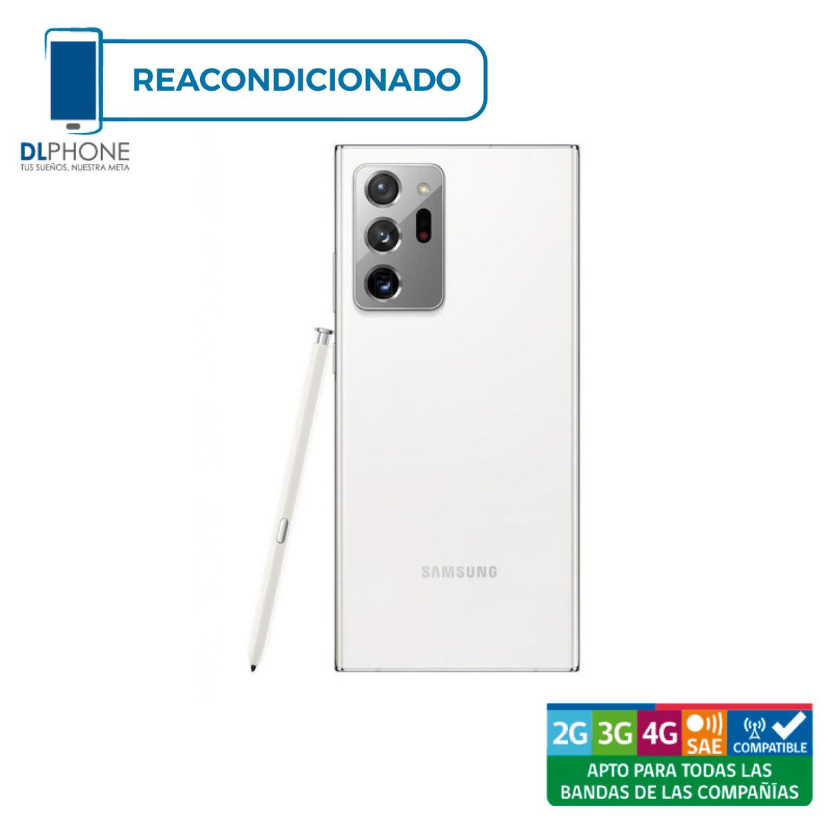 SAMSUNG - Samsung Galaxy Note 20 Ultra 256GB Blanco Reacondicionado