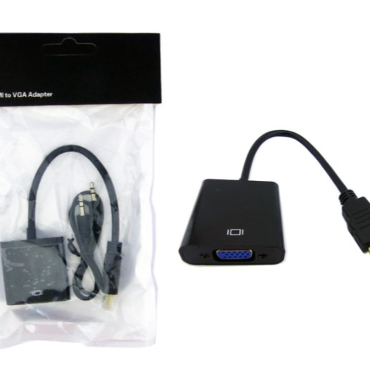 GENERICO - Convertidor HDMI A VGA Para Monitor