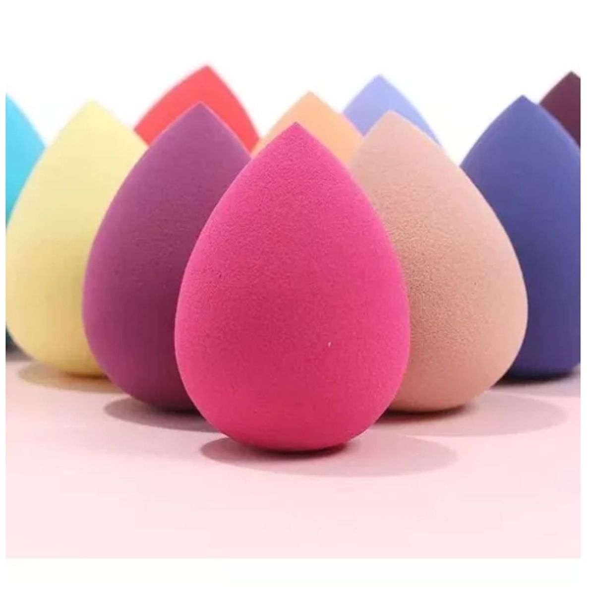 GENERICO - Pack 10 Esponjas De Maquillaje Suave