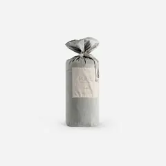 ROSEN - Funda Plumón Lino-Algodón Pure Liso Topo 1,5 Plazas