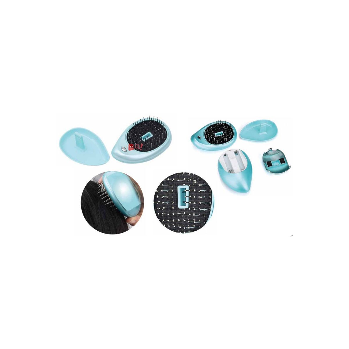 PUNTO STORE - Cepillo Iónico Desenredante Cabello Portátil - Ps