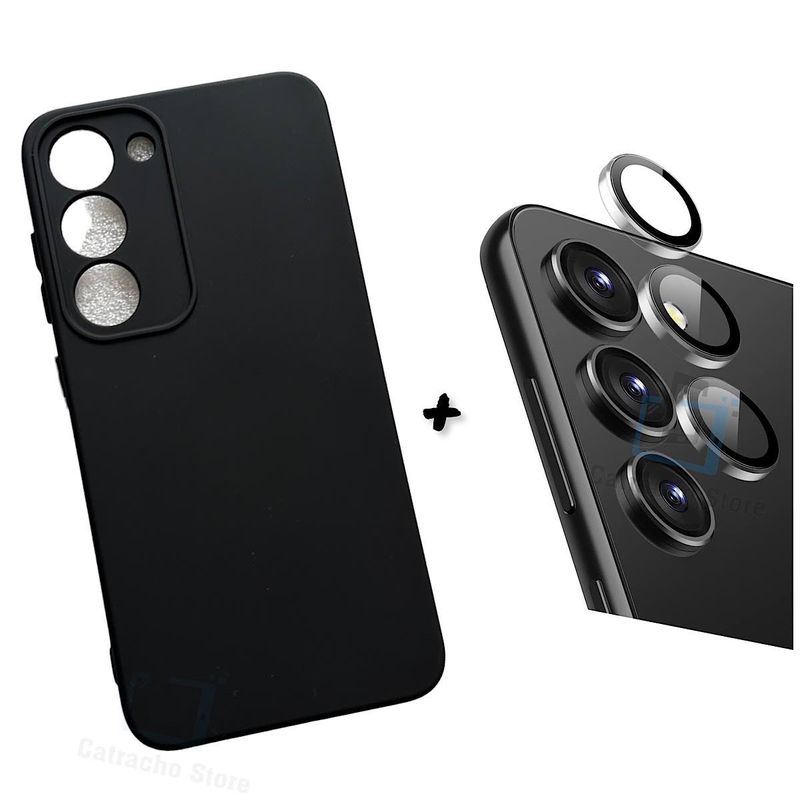 GENERICO - Carcasa Para Samsung S23 Plus Negro - Protector Camara