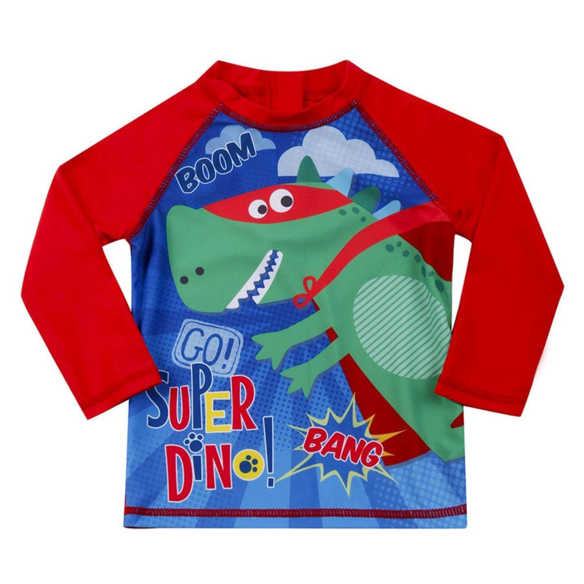 H2O WEAR - Polera Bebe Niño UV 50 Manga Larga Rojo H2O Wear H2O WEAR